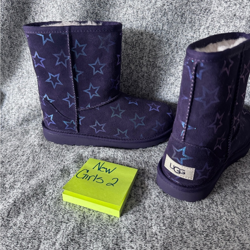 UGG Dark Purple Starry Boots